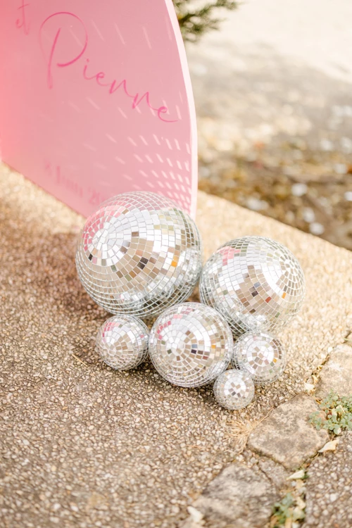 rose paillettes artisanat gris marron